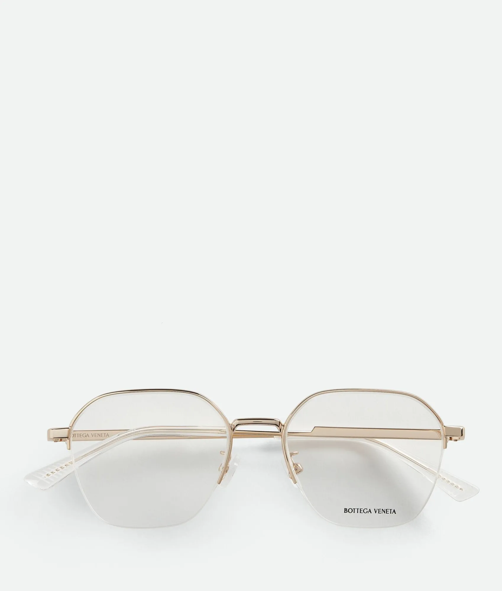 classic_metal_semi_rimles_0.webp Bottega Veneta Classic Metal Semi Rimless Panthos Eyeglasses>Women Opticals | Opticals