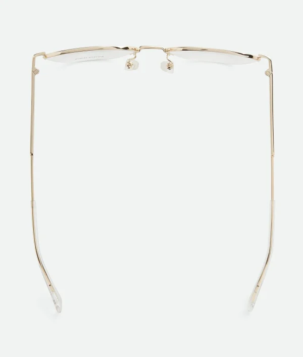 Bottega Veneta Classic Metal Semi Rimless Panthos Eyeglasses>Women Opticals | Opticals
