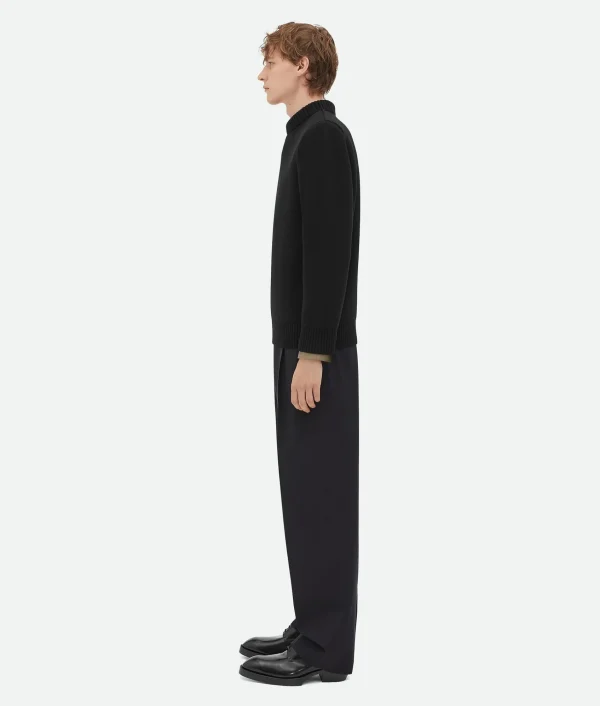 Bottega Veneta Classic Wool Tailored Jumper> Knitwear