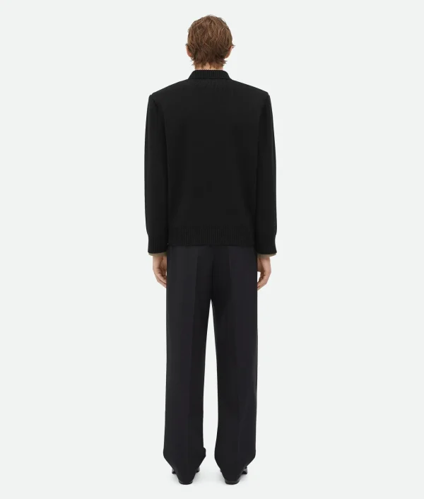 Bottega Veneta Classic Wool Tailored Jumper> Knitwear
