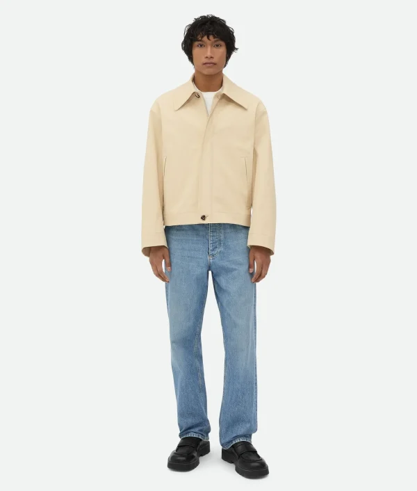 Bottega Veneta Coated Cotton Zip Blouson> Shirts