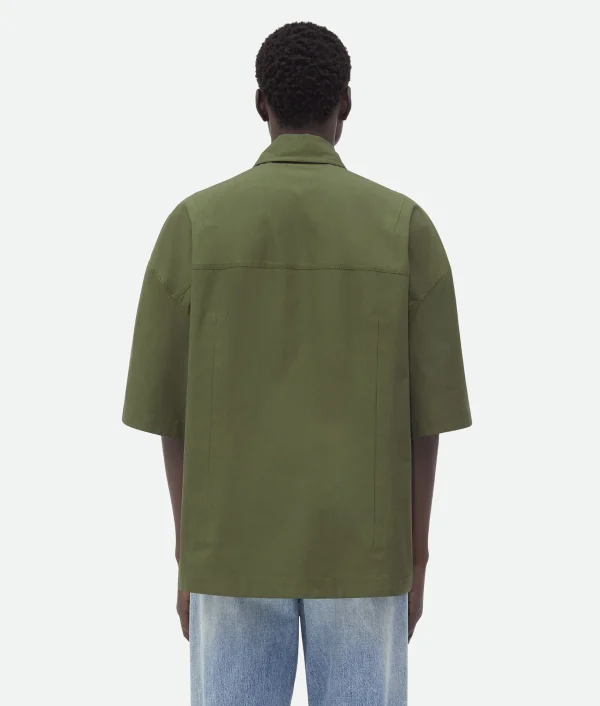 Bottega Veneta Compact Cotton Shirt> Shirts