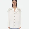 Bottega Veneta Compact Cotton Shirt With Knots>Women Shirts
