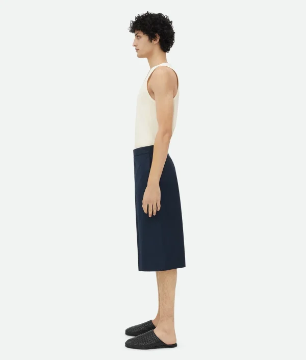 Bottega Veneta Compact Cotton Shorts> Trousers And Shorts