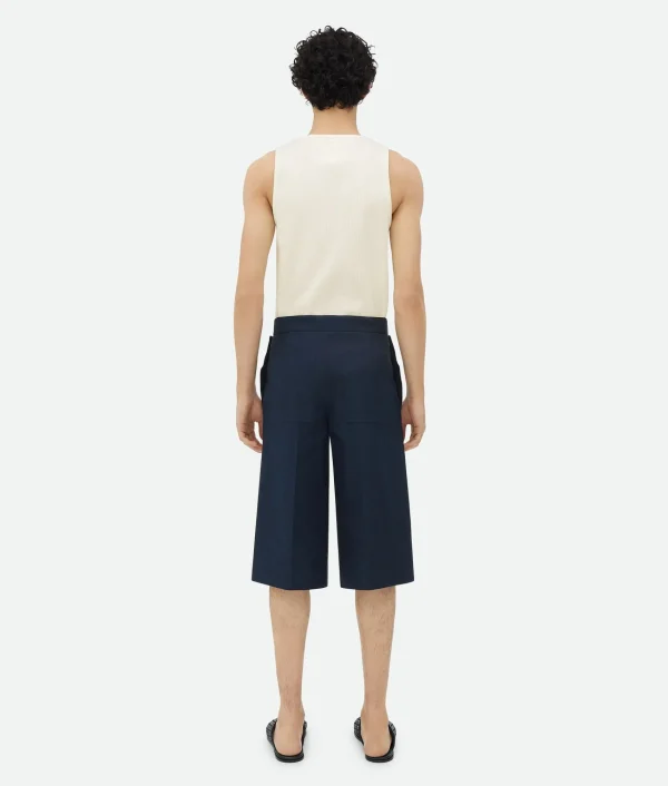 Bottega Veneta Compact Cotton Shorts> Trousers And Shorts