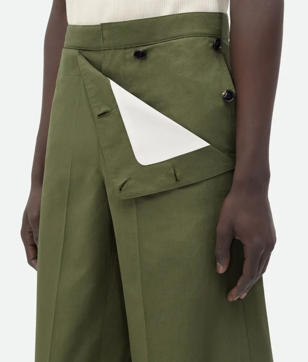 Bottega Veneta Compact Cotton Shorts> Trousers And Shorts