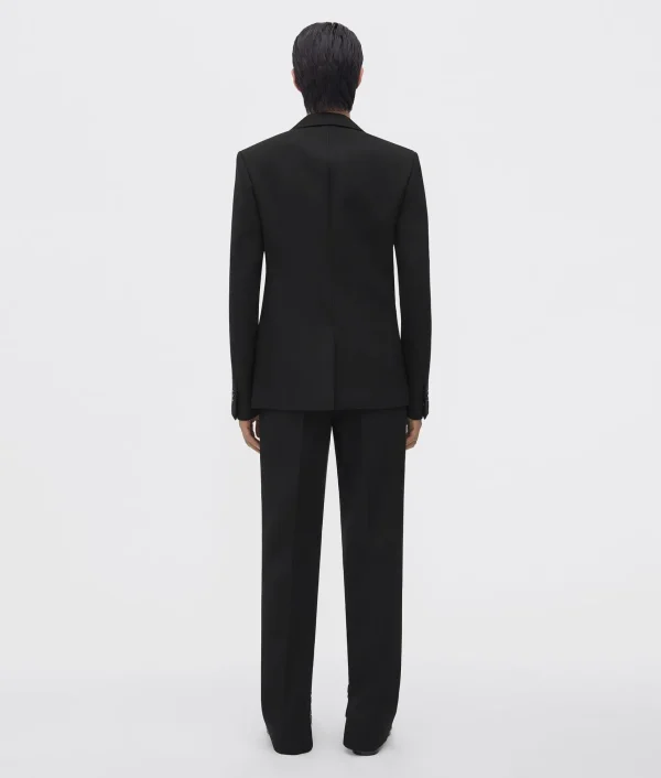 Bottega Veneta Compact Wool And Satin Jacket> Jackets