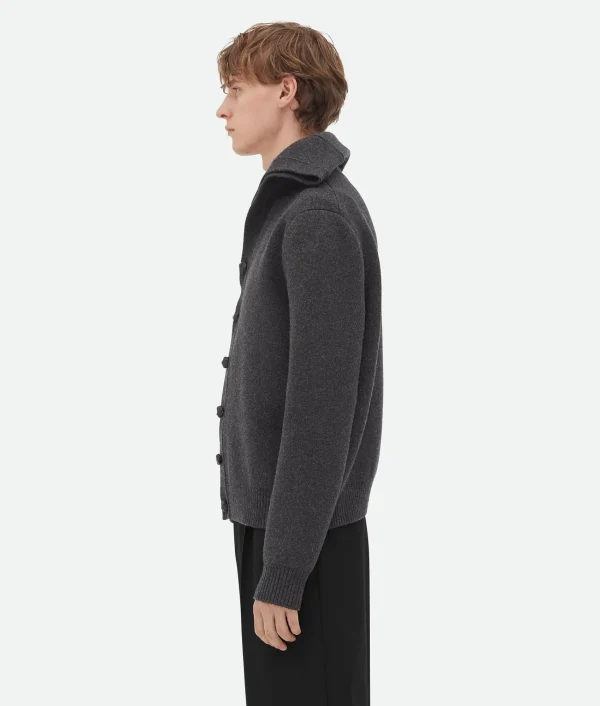 Bottega Veneta Compact Wool Cardigan> Knitwear