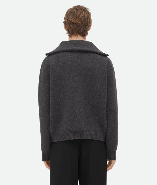 Bottega Veneta Compact Wool Cardigan> Knitwear