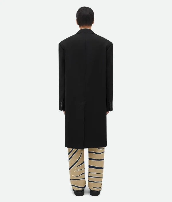 Bottega Veneta Compact Wool Coat> Coats