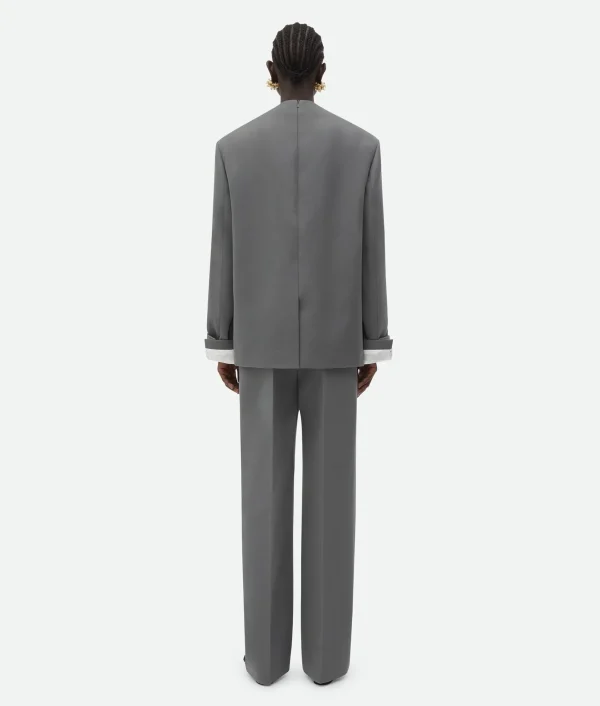Bottega Veneta Compact Wool Jacket>Women Jackets