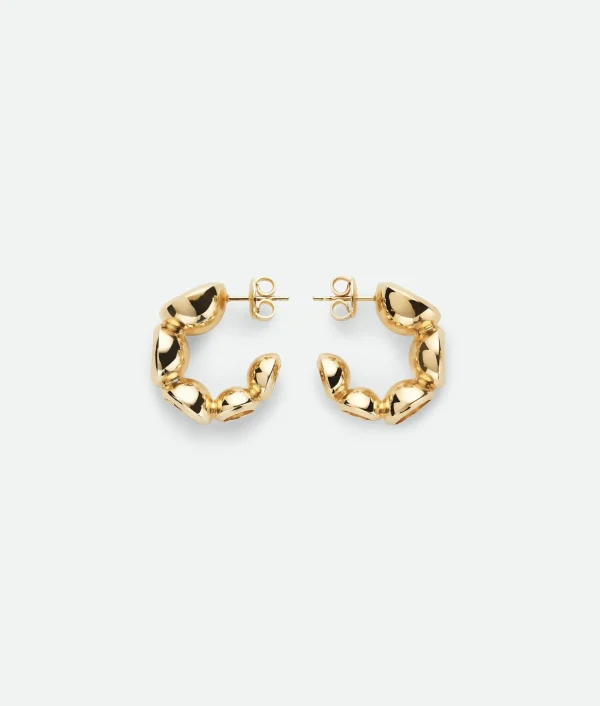 Bottega Veneta Concave Hoop Earrings>Women Earrings