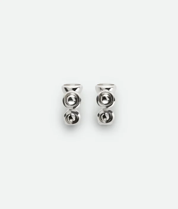 Bottega Veneta Concave Hoop Earrings>Women Earrings