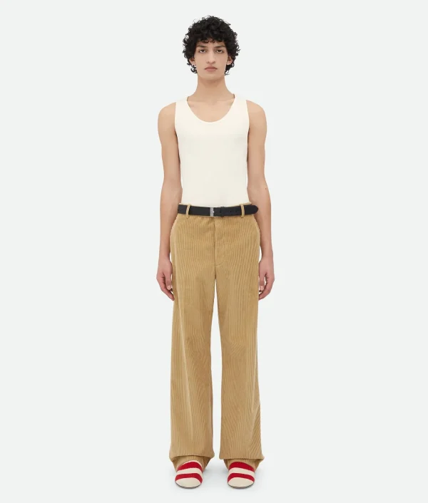 Bottega Veneta Corduroy Trousers> Trousers And Shorts