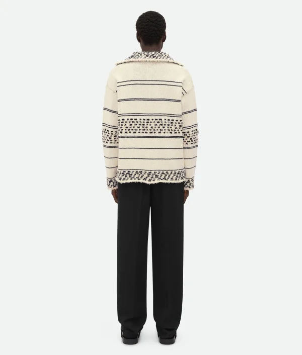 Bottega Veneta Cotton And Wool Textured Jumper> Knitwear