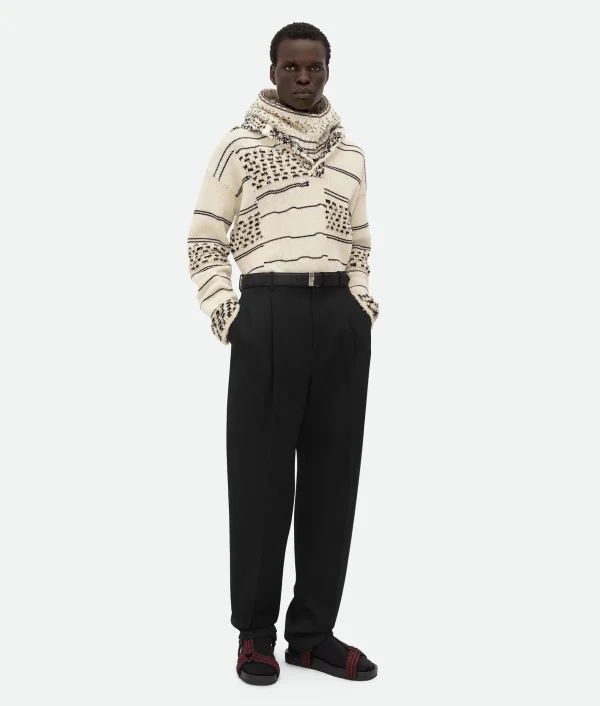 Bottega Veneta Cotton And Wool Textured Jumper> Knitwear