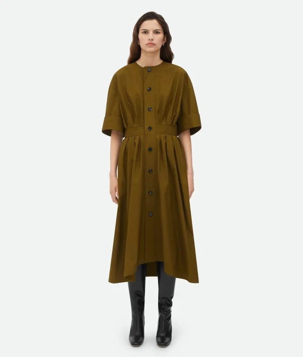 Bottega Veneta Cotton Canvas Dress>Women Dresses