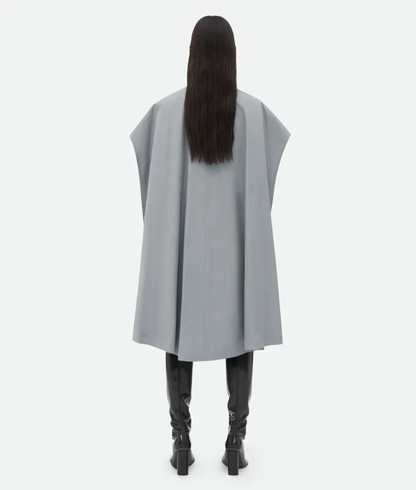 Bottega Veneta Cotton Cape Trench>Women Coats