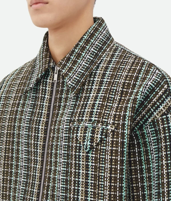 Bottega Veneta Cotton Check Jacket> Jackets