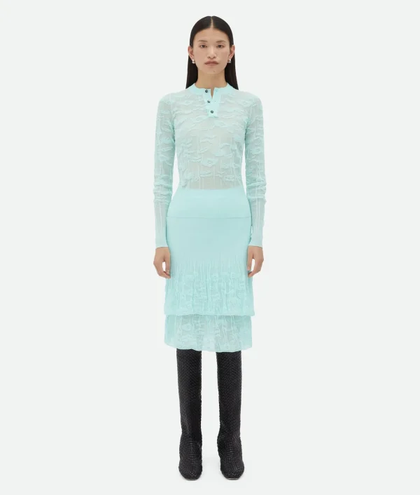 Bottega Veneta Cotton Flowers Jumper>Women Knitwear