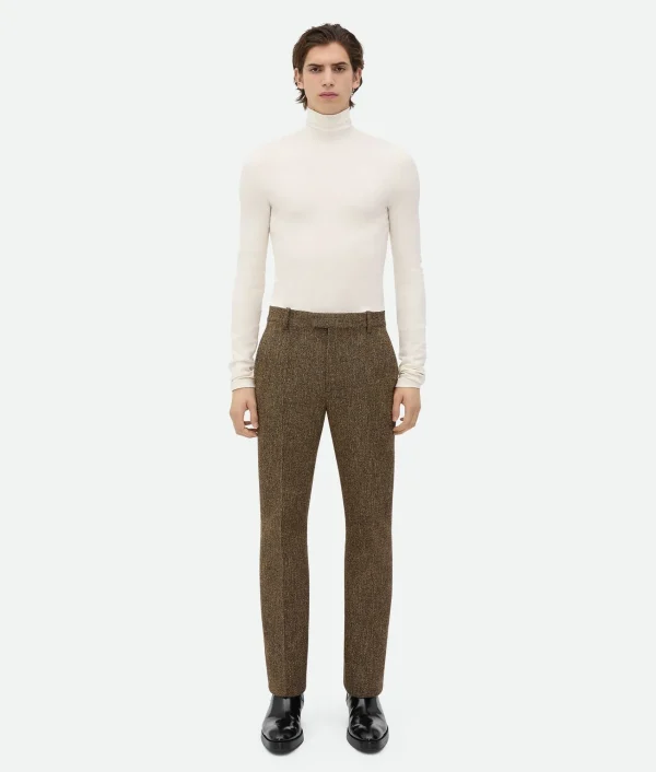Bottega Veneta Cotton Frise Trousers> Trousers And Shorts