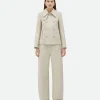 Bottega Veneta Cotton Gabardine Caban>Women Coats