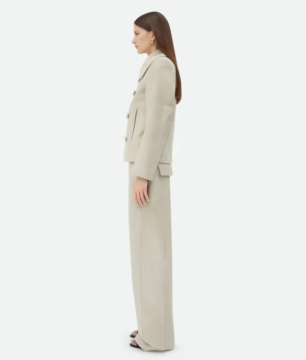 Bottega Veneta Cotton Gabardine Caban>Women Coats