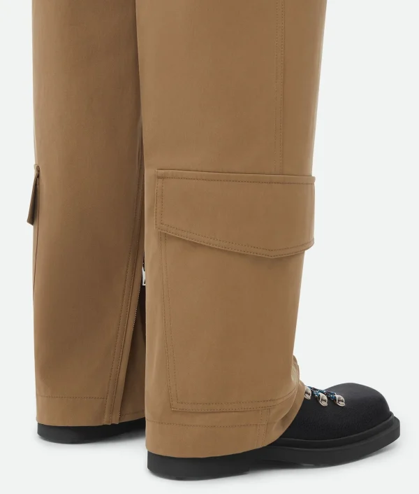 Bottega Veneta Cotton Gabardine Cargo Trousers> Trousers And Shorts