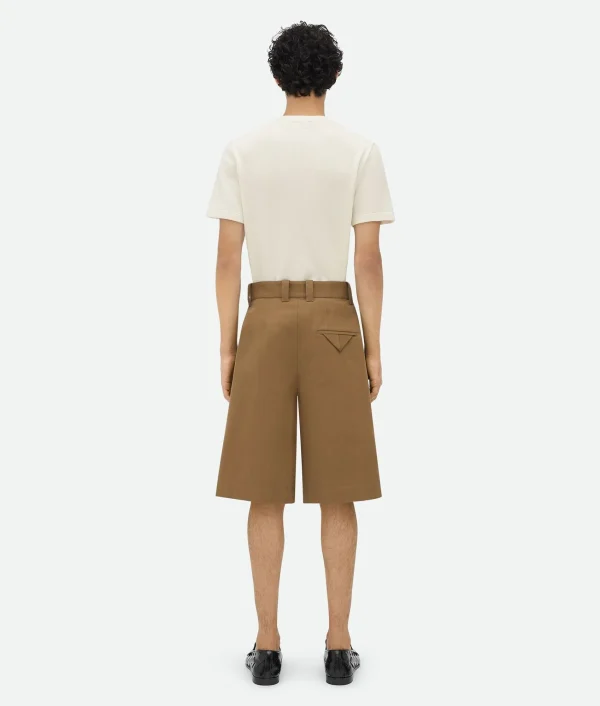 Bottega Veneta Cotton Gabardine Shorts> Trousers And Shorts