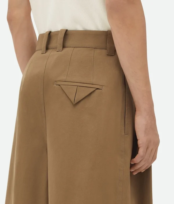 Bottega Veneta Cotton Gabardine Shorts> Trousers And Shorts