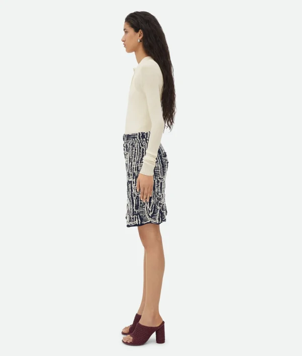Bottega Veneta Cotton Intrecciato Skirt>Women Skirts