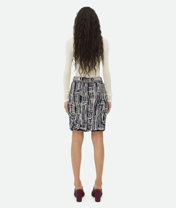 Bottega Veneta Cotton Intrecciato Skirt>Women Skirts