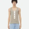 Bottega Veneta Cotton Mouline Jersey Tank Top> T-Shirts