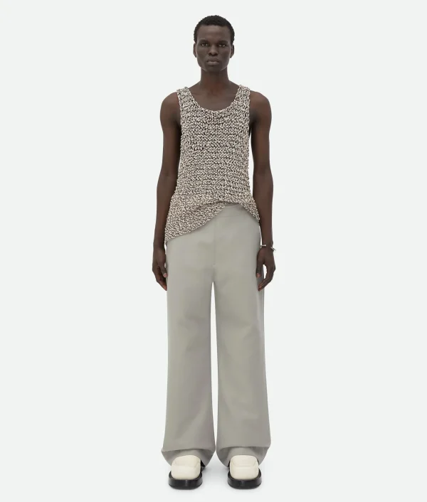 Bottega Veneta Cotton Net Sailor Tank Top> T-Shirts