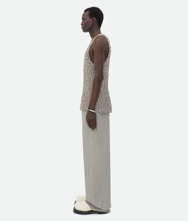 Bottega Veneta Cotton Net Sailor Tank Top> T-Shirts