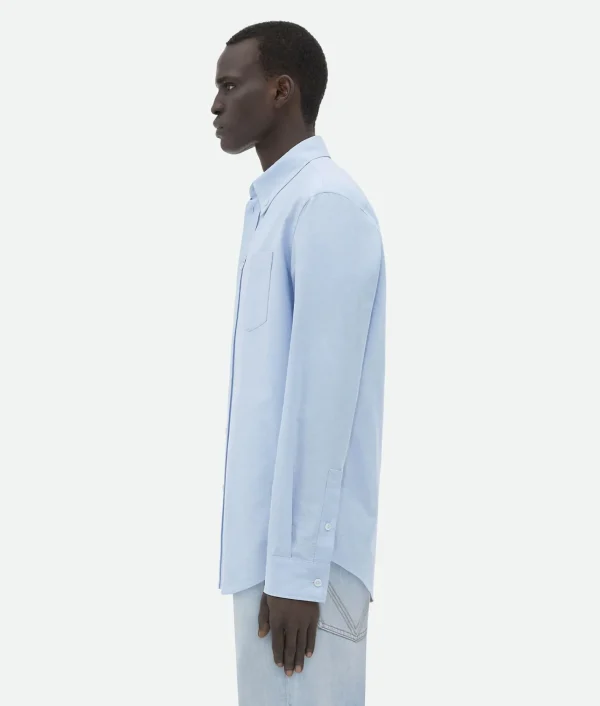 Bottega Veneta Cotton Oxford Relaxed Shirt> Shirts