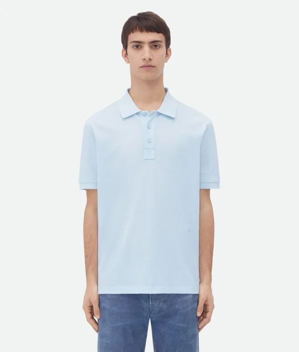 Bottega Veneta Cotton Piquet Polo> Polos