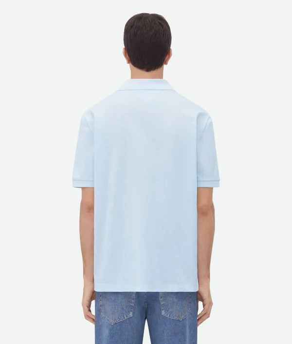 Bottega Veneta Cotton Piquet Polo> Polos