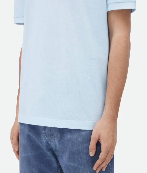 Bottega Veneta Cotton Piquet Polo> Polos