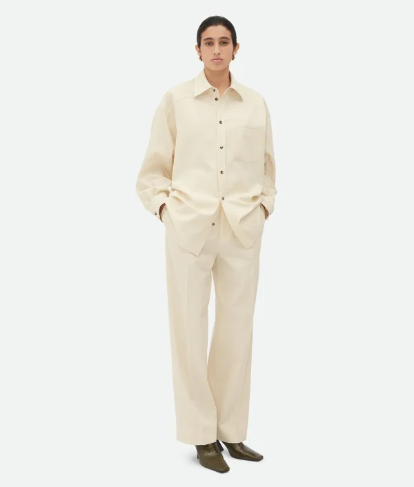 Bottega Veneta Cotton Poplin Shirt>Women Shirts