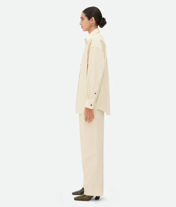Bottega Veneta Cotton Poplin Shirt>Women Shirts