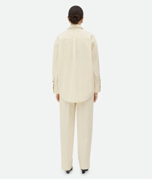 Bottega Veneta Cotton Poplin Shirt>Women Shirts