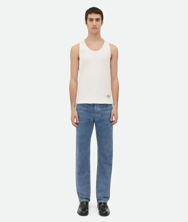 Bottega Veneta Cotton Rib Jersey Tank Top> T-Shirts
