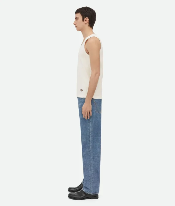 Bottega Veneta Cotton Rib Jersey Tank Top> T-Shirts