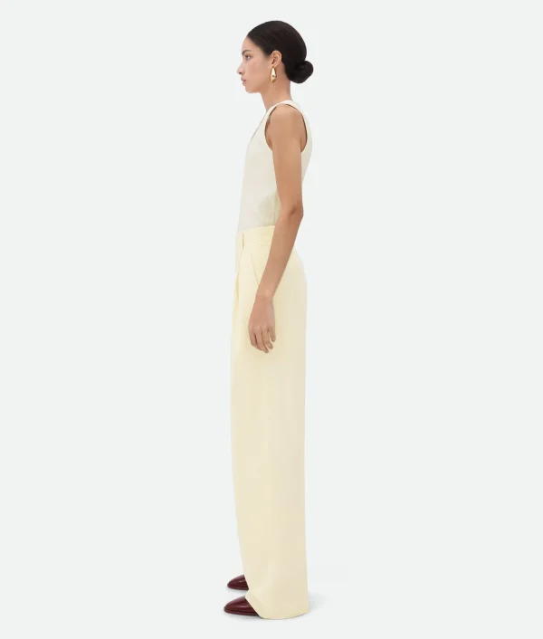 Bottega Veneta Cotton Silk Trousers>Women Trousers And Shorts