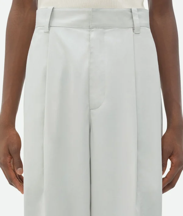 Bottega Veneta Cotton Silk Trousers> Trousers And Shorts