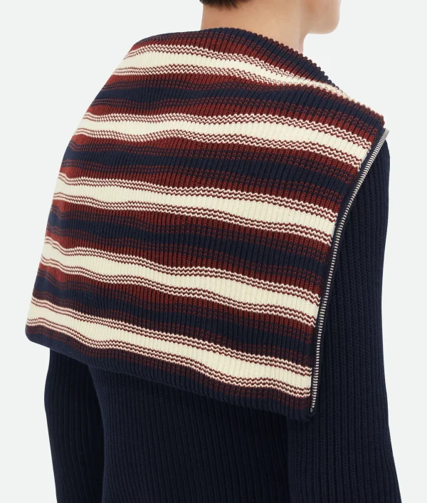 Bottega Veneta Cotton Striped Cardigan> Knitwear