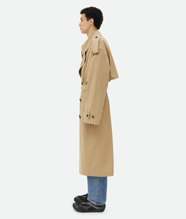 Bottega Veneta Cotton Trench Coat> Coats