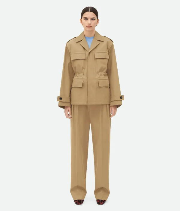 Bottega Veneta Cotton Twill Jacket>Women Jackets