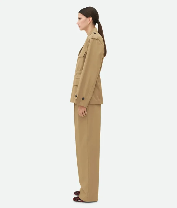 Bottega Veneta Cotton Twill Jacket>Women Jackets